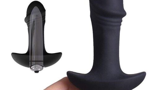 Plug anal Star Arrow com vibração em silicone macio
