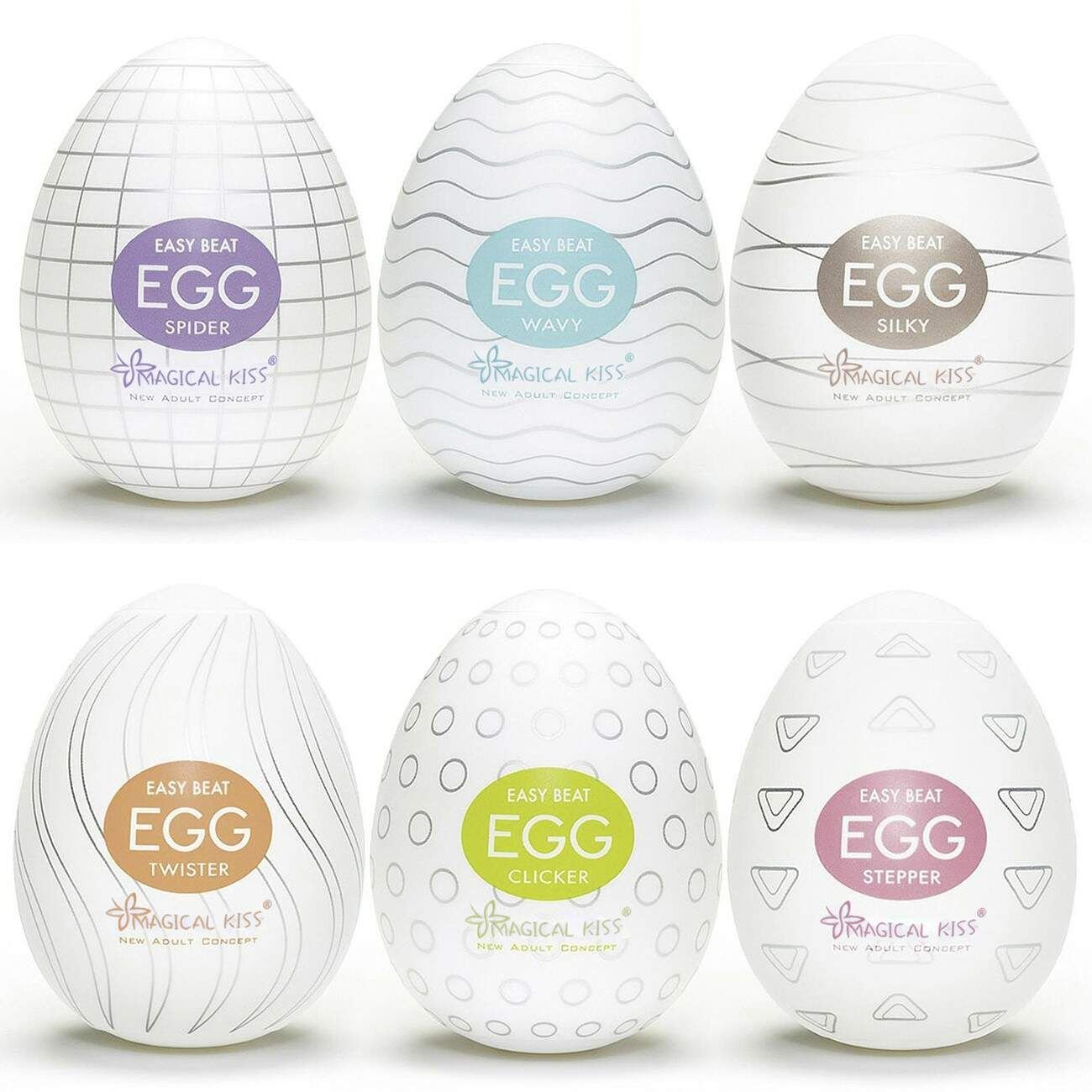 Masturbador Super Egg — tipo ovo com várias texturas