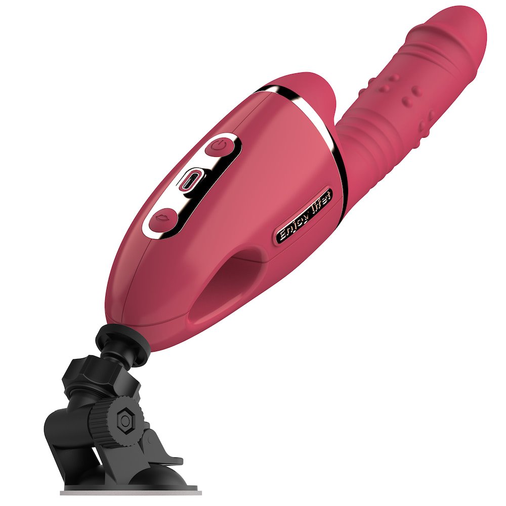Máquina do Sexo VB221 Youvibe — compacta recarregável com ventosa e estimulador clitoriano