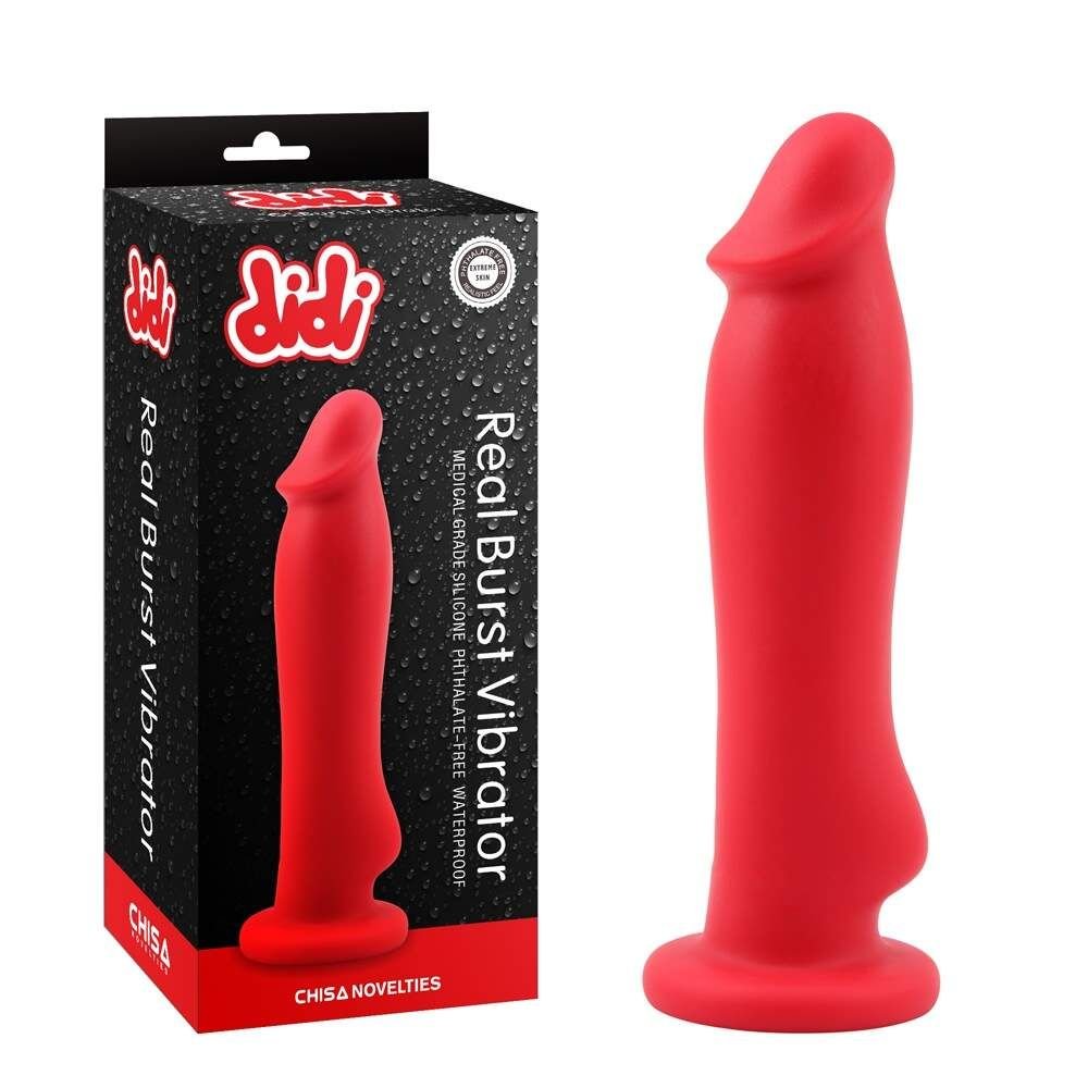 Real Burst Vibrator — silicone com ventosa e 10 modos de vibração