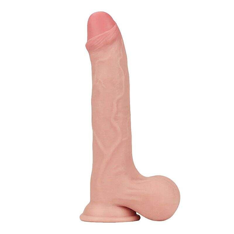 Prótese Realística 25cm Fimose — pênis de borracha gigante com textura realista