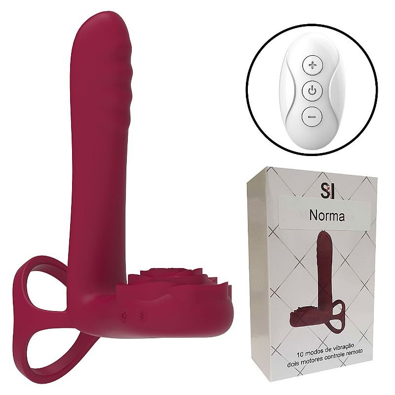 Anel Peniano Norma — duplo anel vibratório com controle remoto