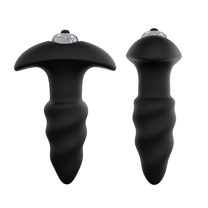 Plug anal LoveArrow com vibração — formato afunilado ideal para iniciantes